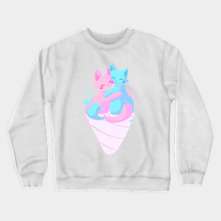 Cotton Candy Kitties Crewneck Sweatshirt